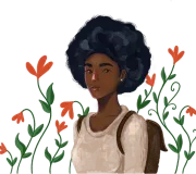 Illustration of sagittarius zodiac sign character